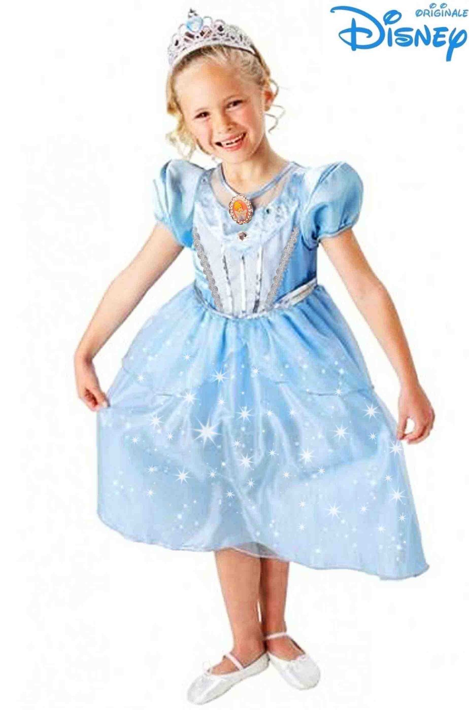 Costume carnevale Bambina Cenerentola luccicante