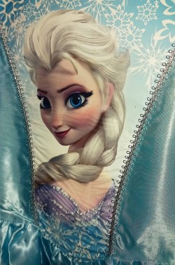 Dettaglio del torace del costume di Elsa di Frozen bambina