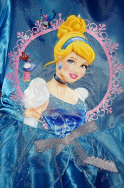 Cenerentola sul costume di carnevale da Cenerentola bambina