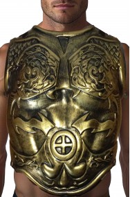 Pettorale di armatura da soldato antico romano corazza bronzo