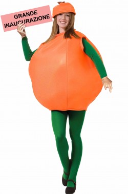 Mascotte per inaugurazione di negozi da arancia