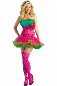 Costume da anguria di carnevale per donna