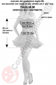 Misure costume da anguria taglia M