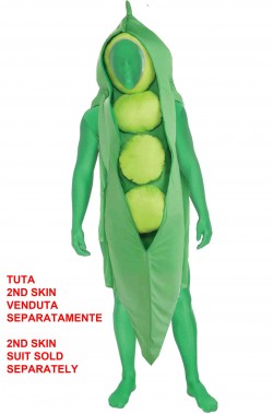 Vestito di carnevale da pisello