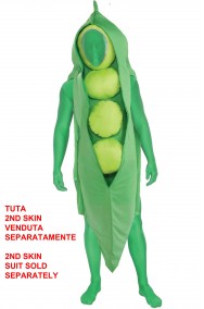 Vestito di carnevale da pisello