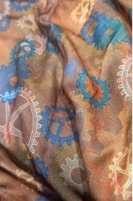 Tessuto steampunk del cappellaio matto horror