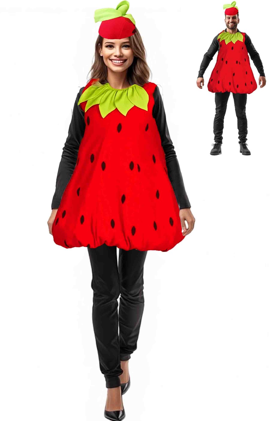 Costume di carnevale da fragola