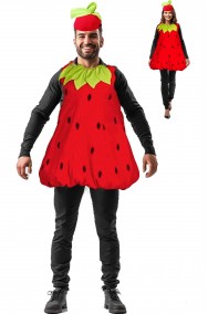 Costume da fragola uomo o donna unisex per carnevale