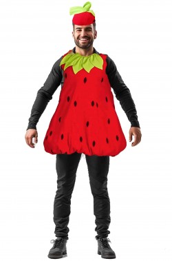 Costume di carnevale da fragola uomo