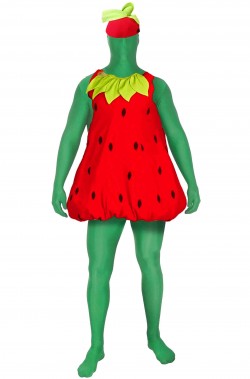 Costume di carnevale da fragola adulta