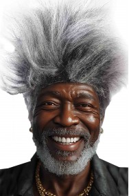 Parrucca da Don King re della boxe