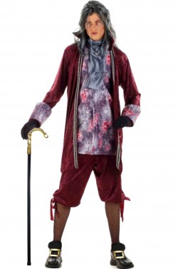 Costume carnevale veneziano uomo bordeaux