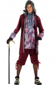 Costume carnevale veneziano uomo bordeaux