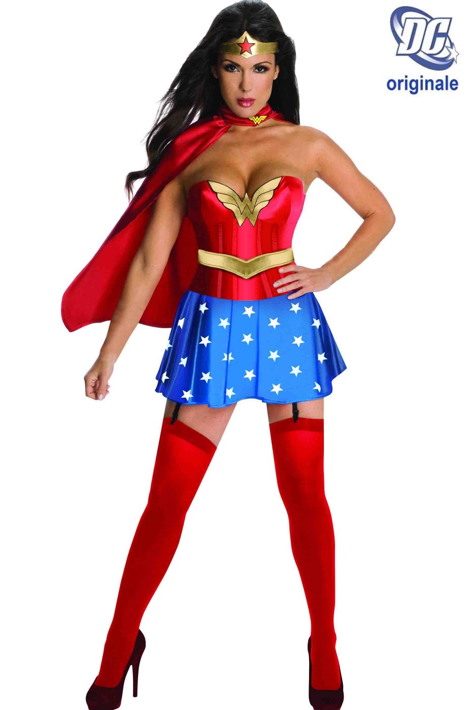 Costume di Wonder Woman con corsetto