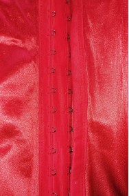 Vista posteriore del corsetto di Wonder Woman