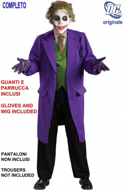Costume del Joker con guanti e parrucca