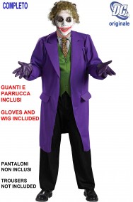 Costume del Joker con guanti e parrucca