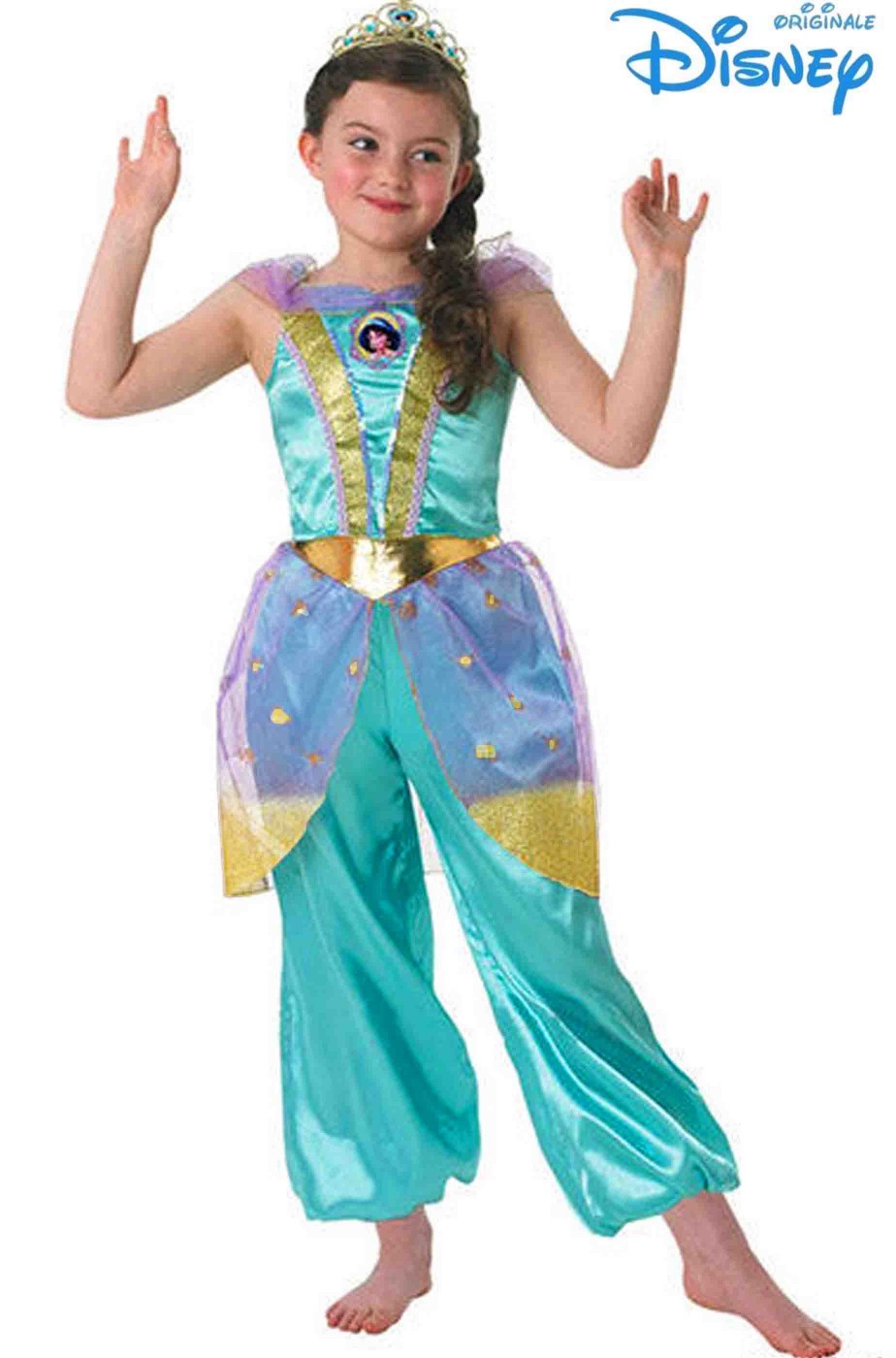 Costume carnevale Bambina Jasmine Disney