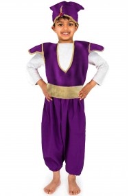 Costume di carnevale da principe arabo aladino bambino