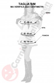 Misure costume da marinaia rosa taglia M L