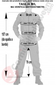 Costume da Pilota Top Gun misure taglia M L