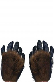 Guanti gorilla scimmia scimpanzè marroni