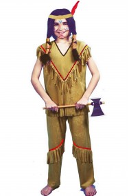 Costume carnevale Bambino Indiano Falco Nero