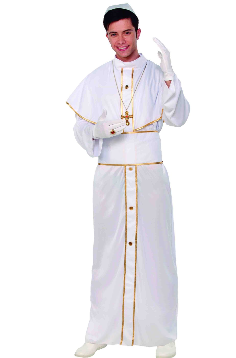 Costume di carnevale da Papa con mantellina