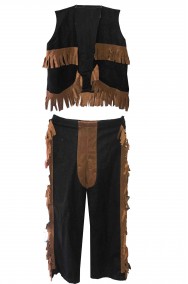 Costume da Cowboy bambino gilet e pantaloni