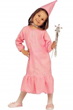 Costume di Carnevale Fatina Rosa bambina piccola