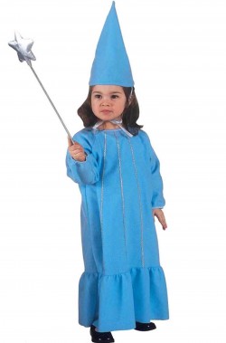 Costume carnevale Fatina azzurra bambina piccola