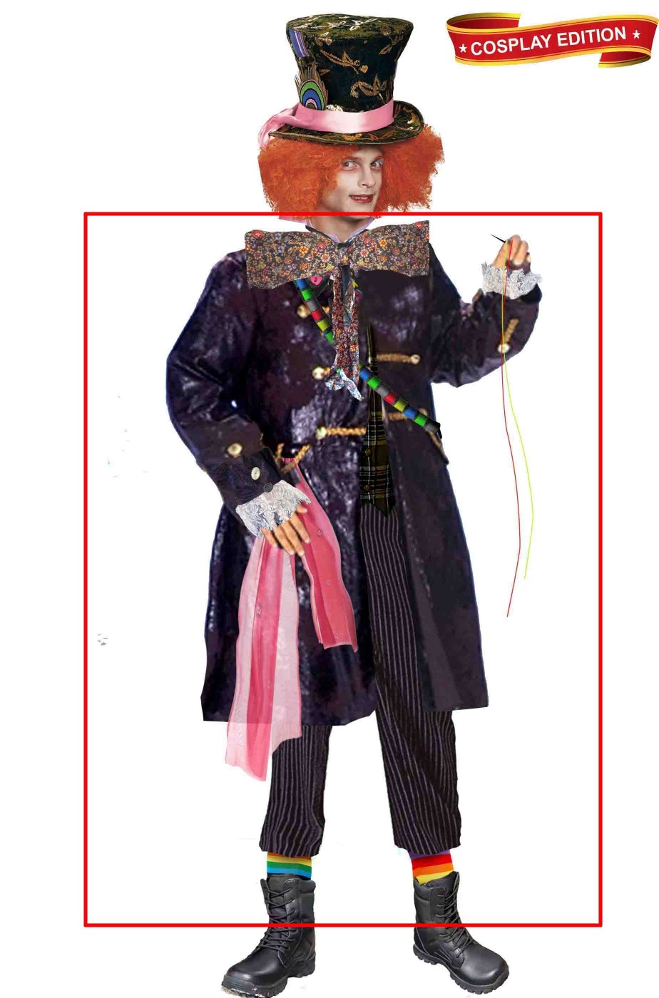 Costume cosplay del Cappellaio Matto