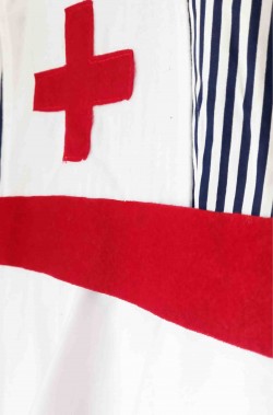 Tessuto del costume da Infermiera bambina crocerossina