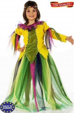 Costume da Elfa dei boschi bambina bellissimo