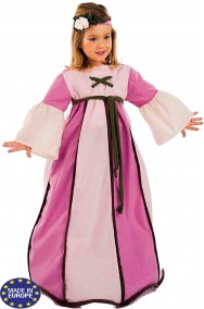 Costume da Principessa medievale bambina