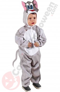 Costume da gatto grigio per...