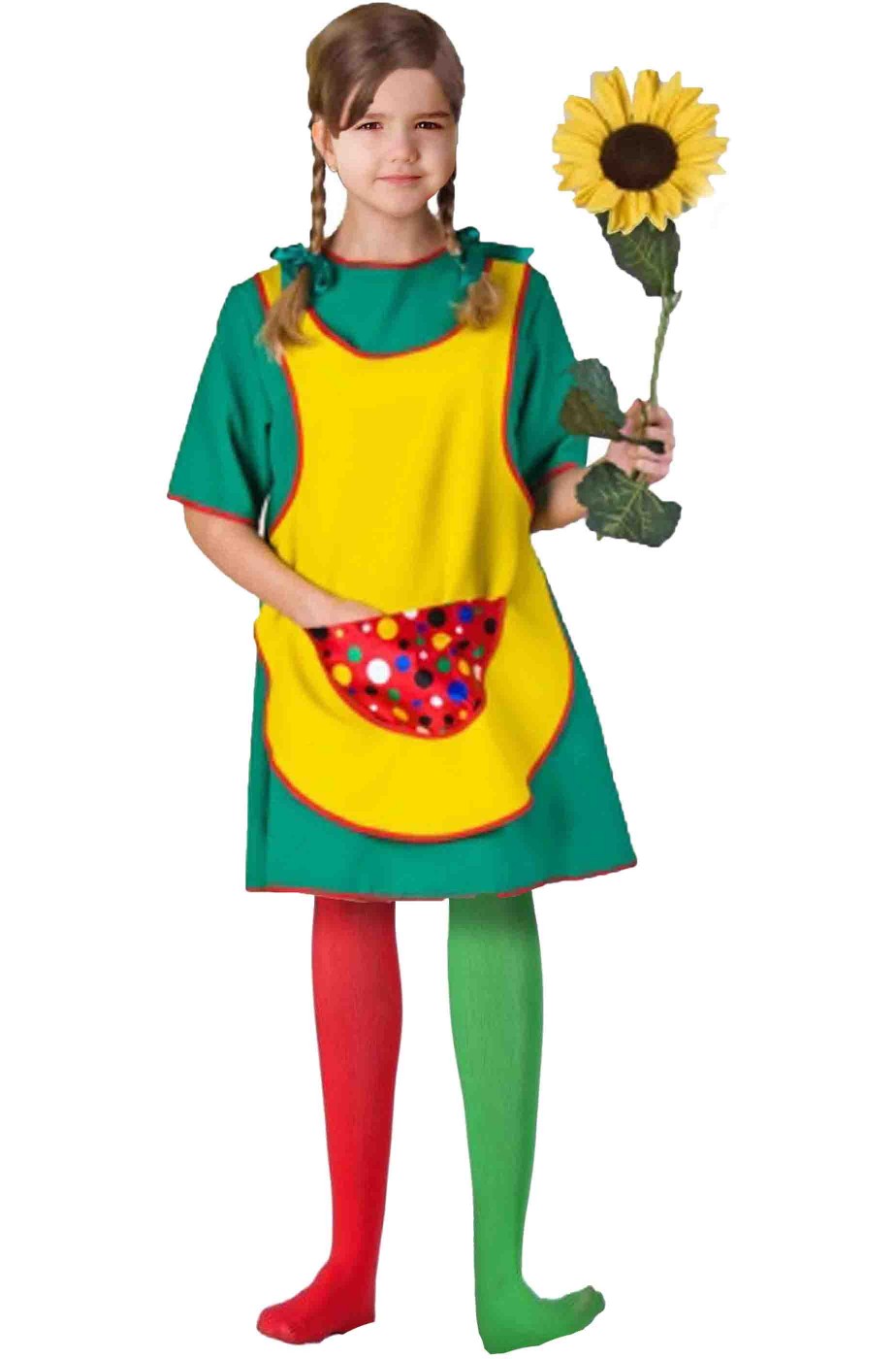 Costume carnevale Bambina Pippi Calze Lunghe
