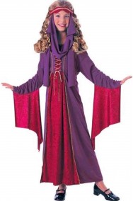 Costume da dama medievale principessa araba