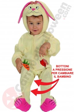 Vestito per bambino piccolo da coniglio
