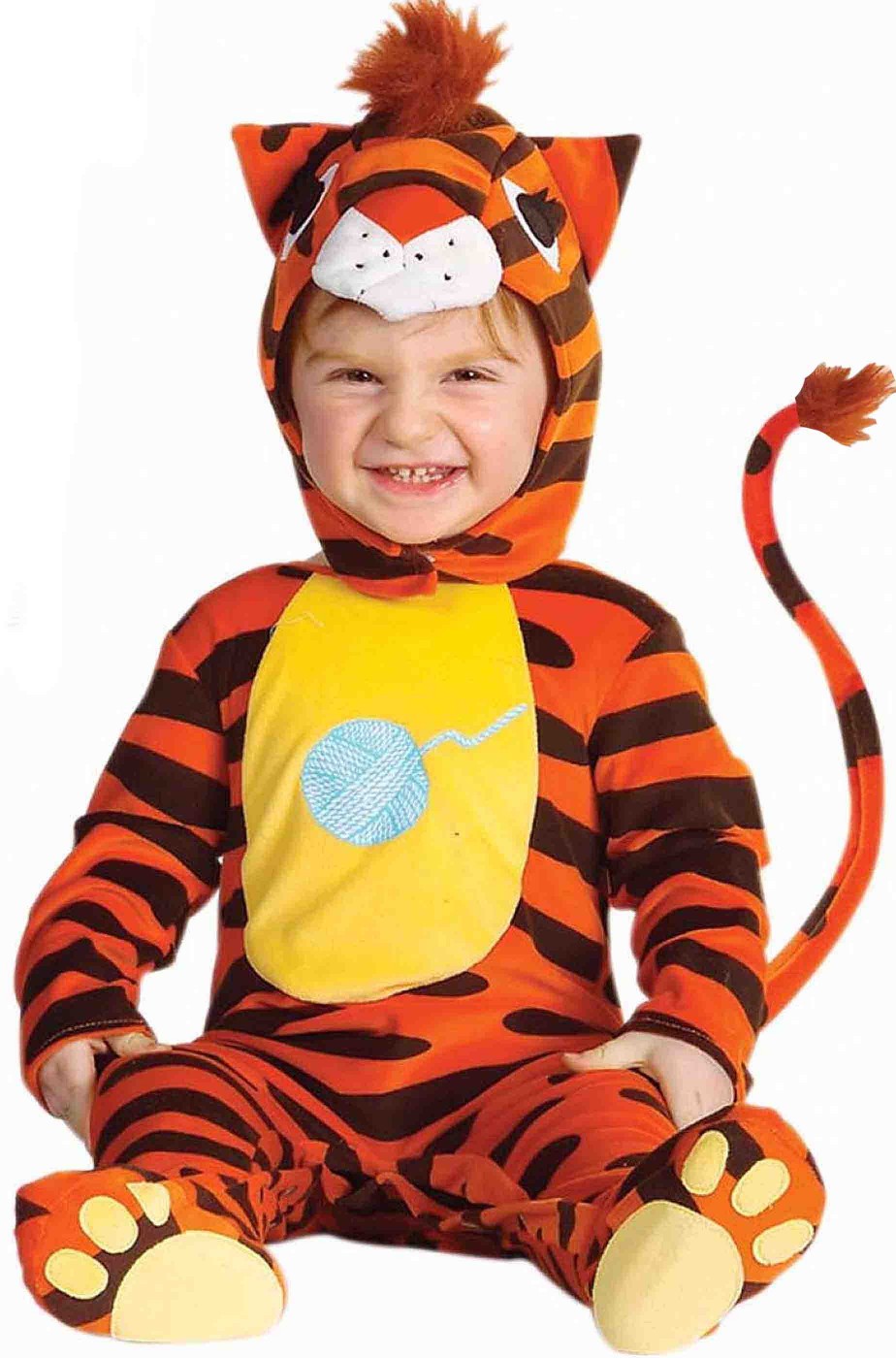 Costume carnevale da gatto tigrato