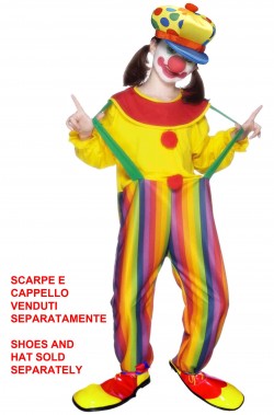 Vestito da pagliaccio bambino