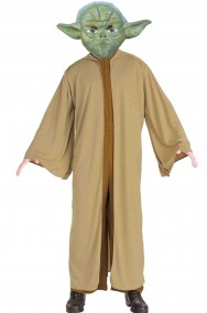 Costume di Yoda bambino maschera frontale 3D