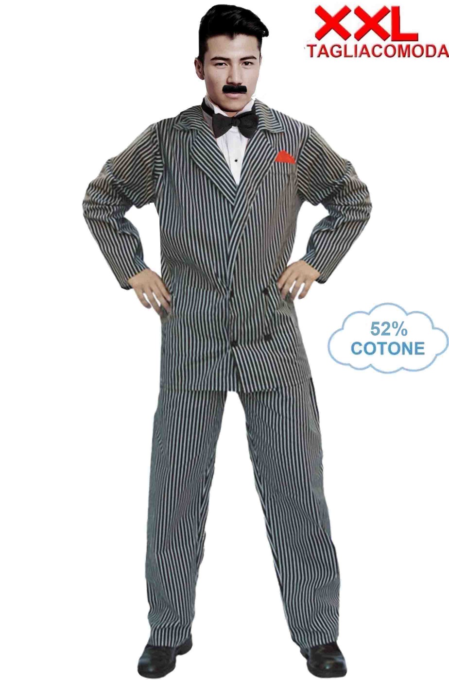 Costume di Gomez della Famiglia Addams taglia XXL