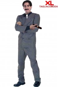 Vestito da Gomez Addams gessato a righine