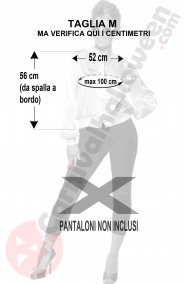 Misure del costume di Grease da donna taglia M