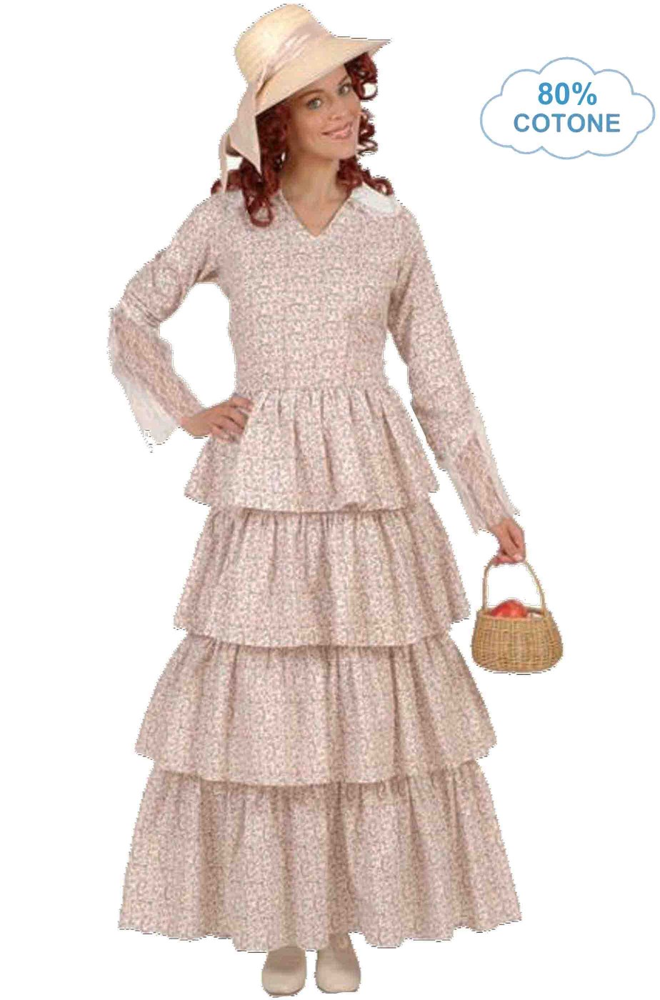 Costume donna 800 americano mormona adulta