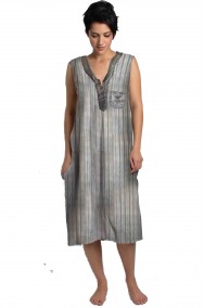 Costume da donna araba djellaba sottoveste grigia