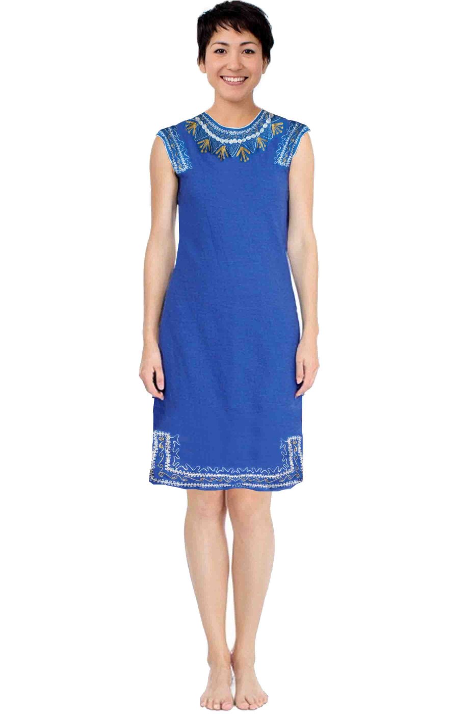 Costume donna vestaglia azzurra araba