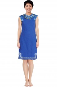 Costume donna vestaglia azzurra araba