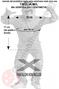 Misure del costume di The Animal Muppet Show Animale batterista taglia ML